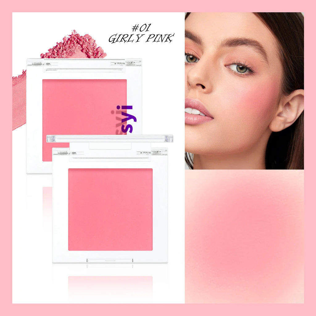 Monochrome blush, brightening matte cosmetics, highlighting, expansion color, youthful and natural makeup - Clikcy