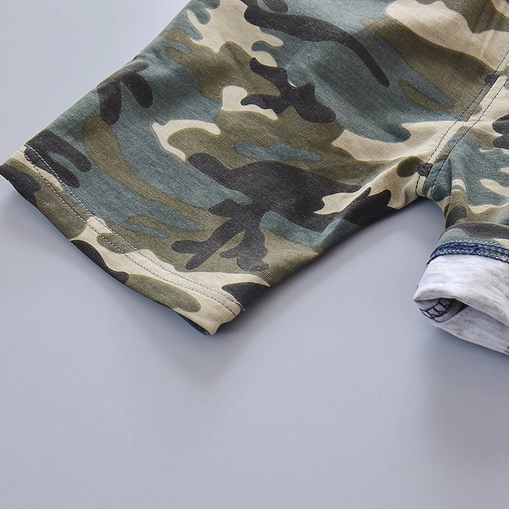 Summer Children Clothes Baby Girls Clothes Sets T-shirt Tops+Short Pants 2Pcs/Suit Toddler Boy Clothes Suit Infant Clothing Sets - Clikcy