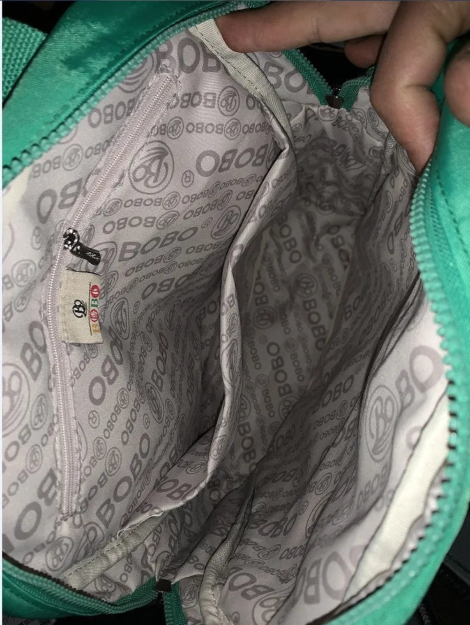 Multi-pocket Nylon School Backpack Casual Women's Backpack Lightweight Large Capacity School Bag Large Capacity Travel Backpack