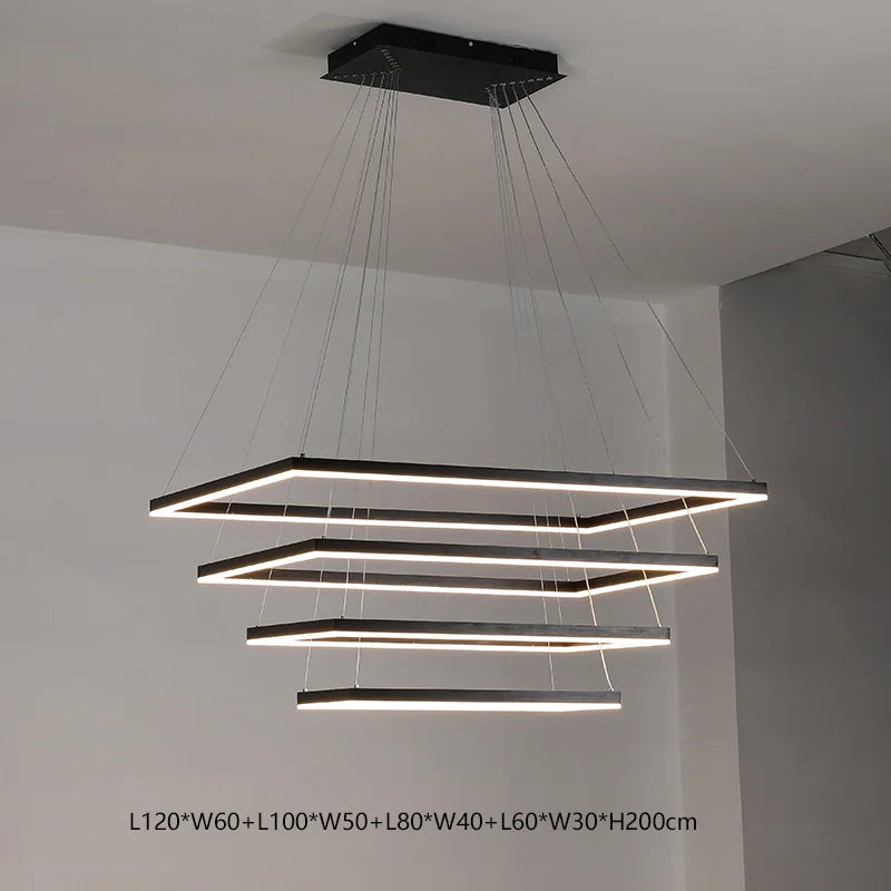 Living room pendant lamp 2024 new simple modern atmosphere hall main lamp Nordic creative designer restaurant lamp