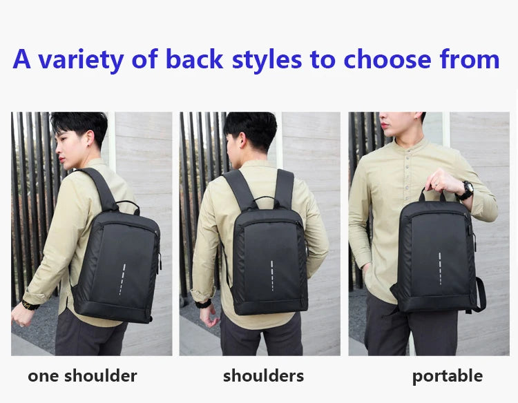 Men's Waterproof Backpack Ultra Lightweight Back Bag for Men Backpack Book Bag Men's Stylish Backpack 15.6" Notebook Backpack - Clikcy