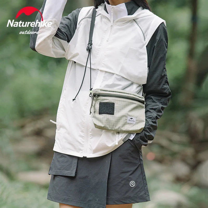 Naturehike ZT-12 3L Portable Chest Pack Casual Shoulder Satchel Small Travel Mini Large Capacity Outdoor Cycling Crossbody Bag - Clikcy