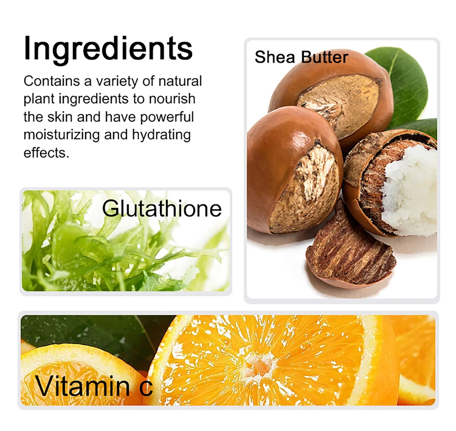 AILKE Whitening Remove Black Spots Facial Skin Care Lotion Moisturizing Cream Body Glutathion Vitamin C Black Skin Face New Set - Clikcy