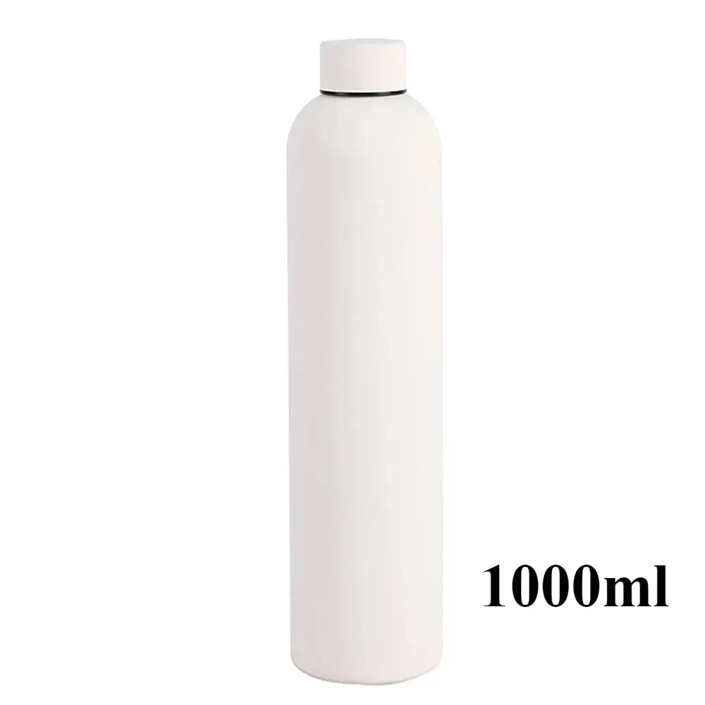1000ML Double-Wall Stainless Steel Leak-proof Thermal Vacuum Flask Insulated Water Bottle Sports Coffee Straight Body Cup - Clikcy