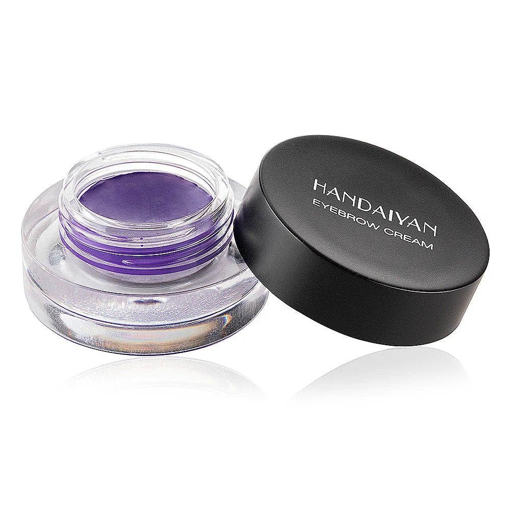 Colorful Eyebrow Gel Eyebrow Dye Glue 12 Colors Rainbow No Fading Dye Eye Brow Paint with Brush Lasting Brow Makeup Cosmetics