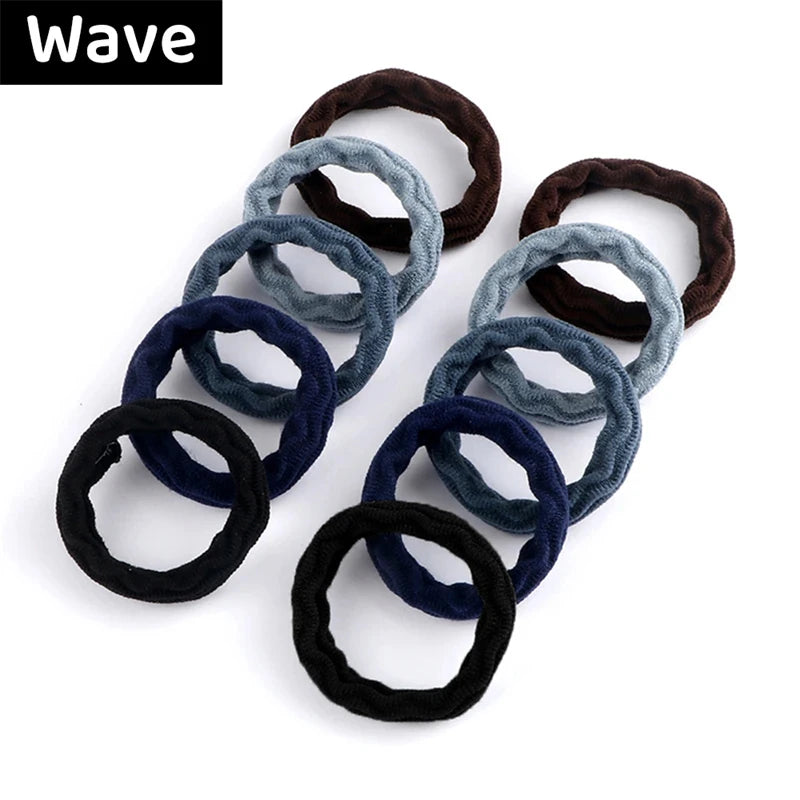 10PCS Women Girls Simple Basic Elastic Hair Bands Ties Scrunchie Ponytail Holder Rubber Bands Fashion Headband Hair Accessories