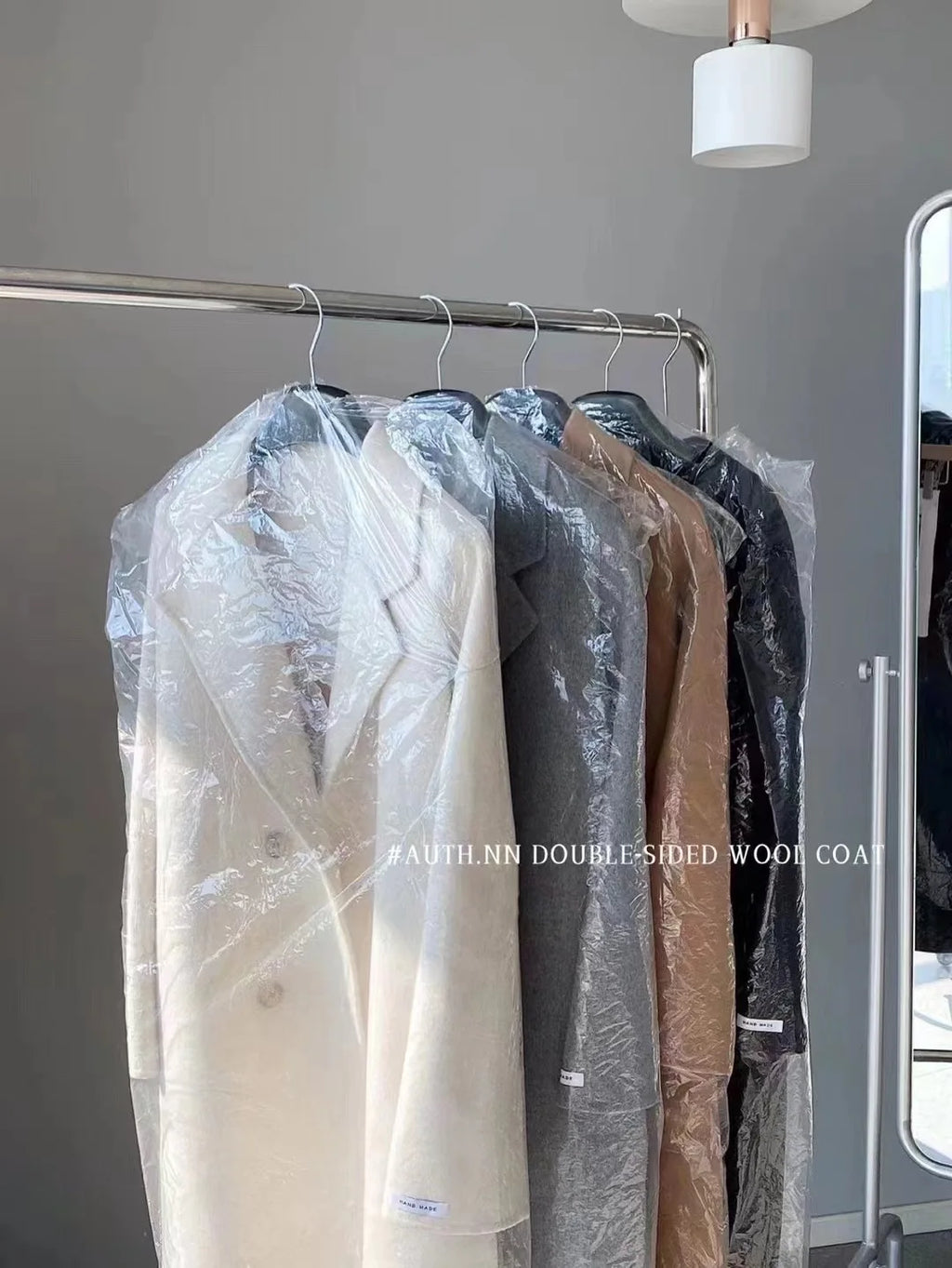 2025 Autumn Women Drouble Breasted Woolen Coat Fashion Loose Style Women Winter Clothes Long Coats Tops New - Clikcy