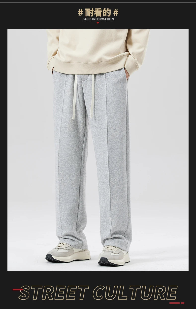 CAAYU Men's Jogger Sweatpants Fashion Hip Hop Japanese Streetwear Drawstring Casual Baggy Trousers Sports Loose Gray Pants Mens - Clikcy