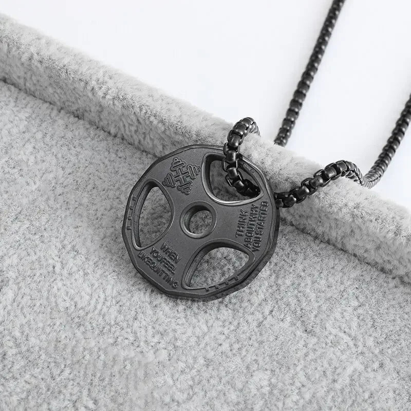 Punk Vintage Double Layer Boxing Gloves Pendant Necklace for Men Fighting Fashion Athleisure Jewelry Hip Hop Items