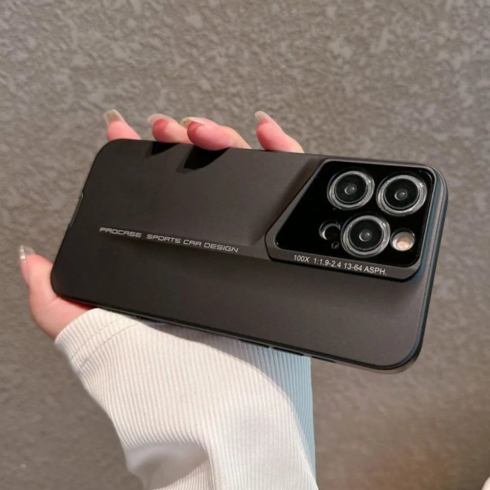 16 ProMax Plus Ultra Thin Matte PC Phone Case for iPhone 15 ProMax 14 15 16 Pro Max 15pro Full Lens Protective Hard Bumper Cover - Clikcy