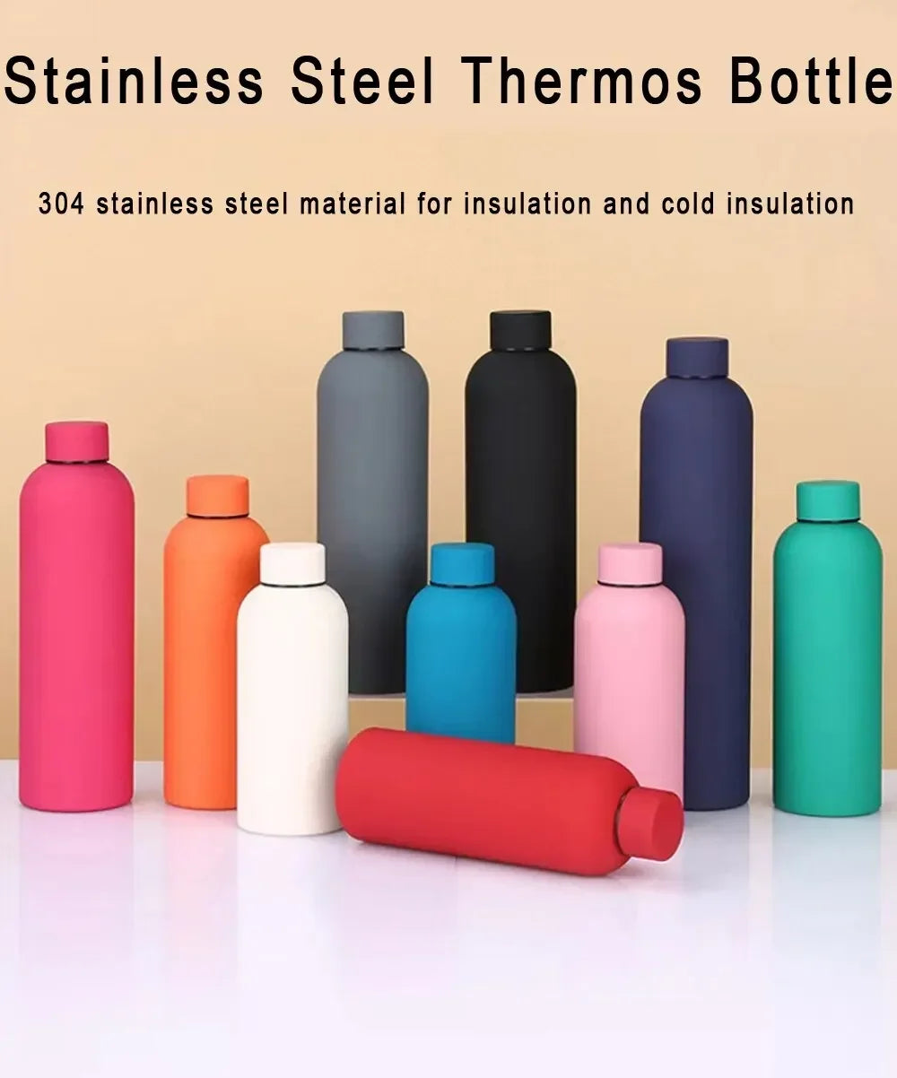 1000ML Double-Wall Stainless Steel Leak-proof Thermal Vacuum Flask Insulated Water Bottle Sports Coffee Straight Body Cup - Clikcy