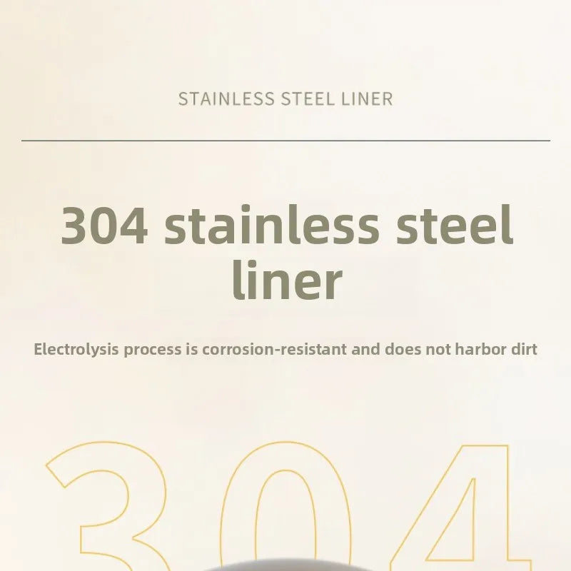 300ml Portable 304 Stainless Steel Insulated Cup Double Wall  Coffee Mug Leak-Proof Mini Water Bottle Outdoor Travel Office - Clikcy