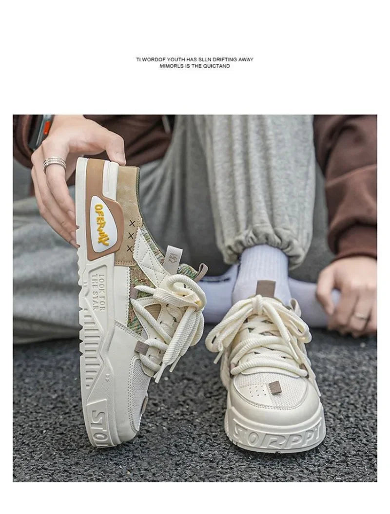 2025Summer Fashion Designer Men Half Slipper Breathable Casual Platform Shoes Lightweight Sneakers Outdoor Walking Flats Loafers