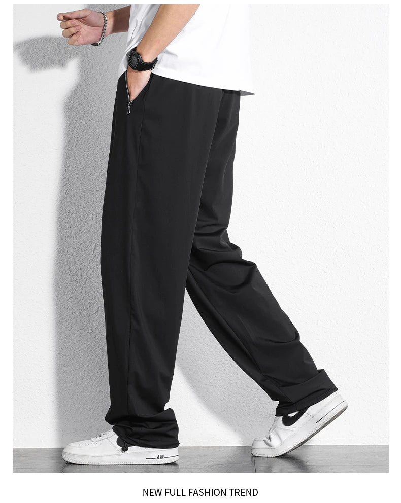 Tall Clothes Men's Pants Extra Long Length Summer Trouser Male Ice Silk Sport Inseam 36 190 Cm 120 115 Leg 110 120cm 115cm 105 - Clikcy