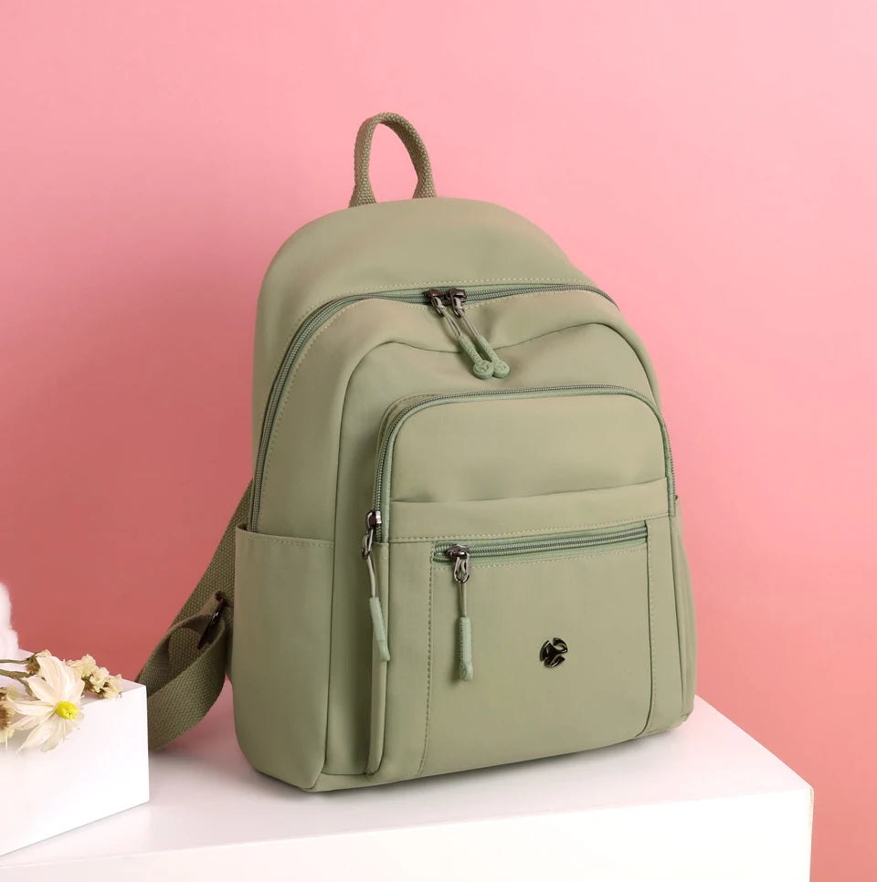 Waterproof Nylon Back Pack Women Multi Pockets Backpacks for Student Daypack Big School Bag Ladies Large Capacity Travel Bag - Clikcy