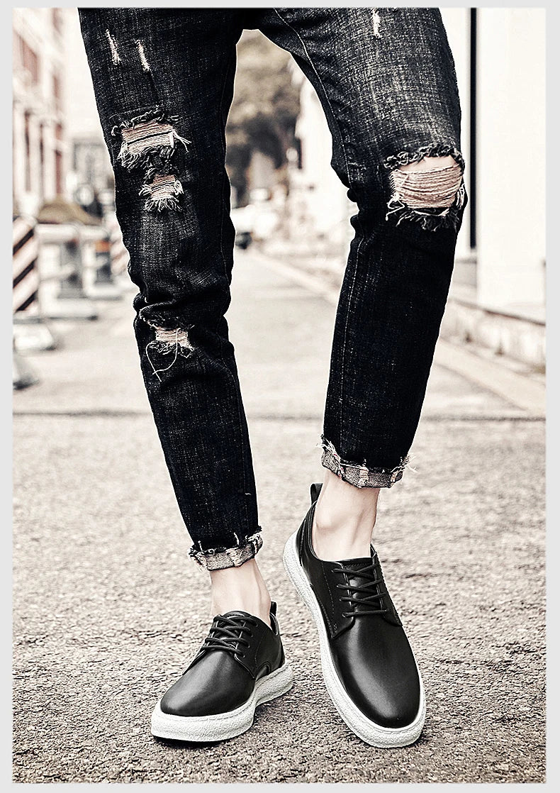 The 2025 New Men's Casual Shoes Feature A Durable and Anti-slip Upper, A Fashionable and Versatile Sole, and Are of High Quality - Clikcy