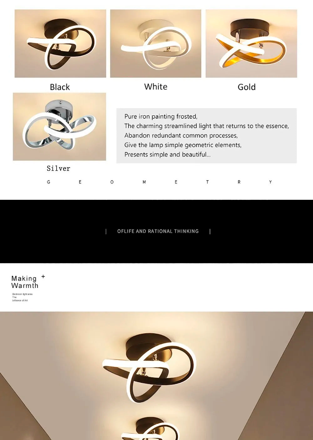 LED Strip Aisle Ceiling Lights Modern Minimalist Living Room Lamps For Balcony Entrance Staircase Home Decor Fixtures Led Luster - Clikcy