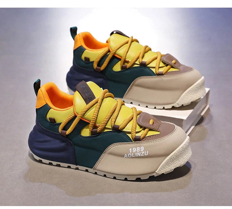 Hot Men's Bag-soled  Trendy Casual Shoes, 45 46 47 48 Size