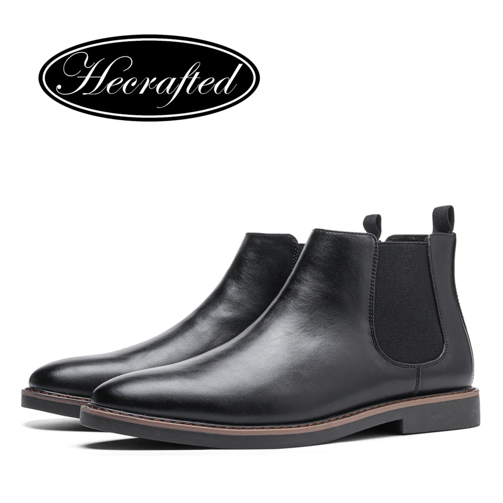 40~46 Men Chelsea Boots Brand Retro Comfortable Fashion Men Boots - Clikcy