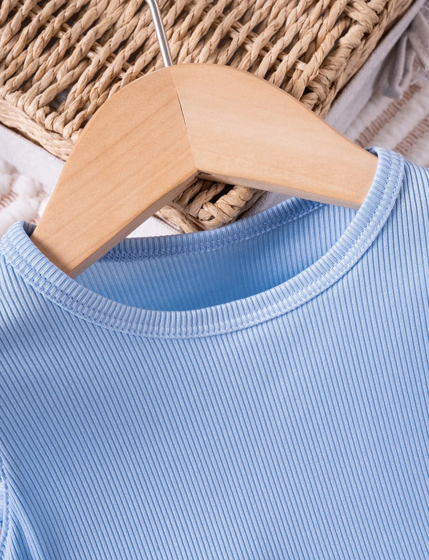 Summer Toddler Girl Ruffle Sleeve 2pcs Set Sleeveless T-shrits Top and Shorts Outfit for Kids Girls Solid Suit Clothing - Clikcy