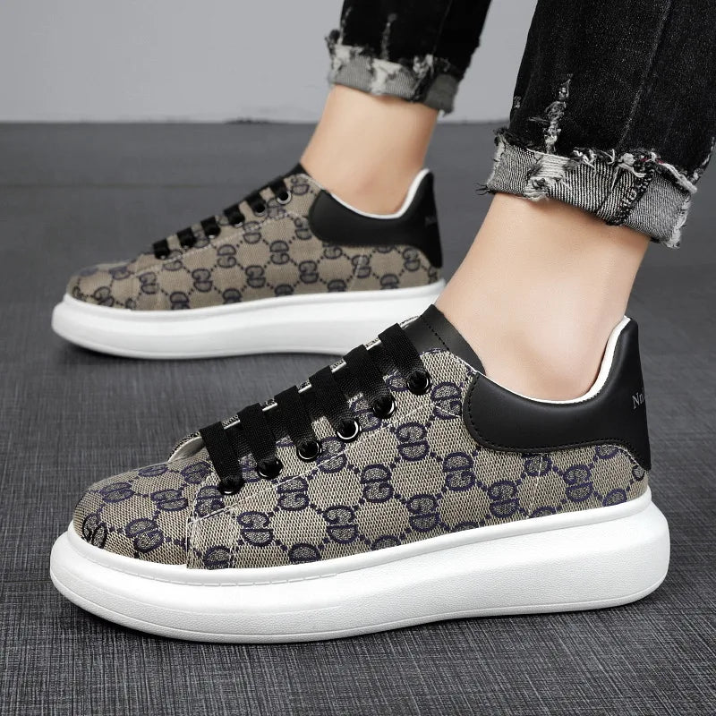 Canvas shoes, spring new men's shoes, student flat casual board shoes, trendy and versatile men's shoes, men's shoes - Clikcy