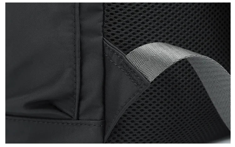 Fashion Men Backpacks Nylon Waterproof USB Charging Bag Casual Travel Korean Stlye Mochila for Travel Vintage School Bag - Clikcy