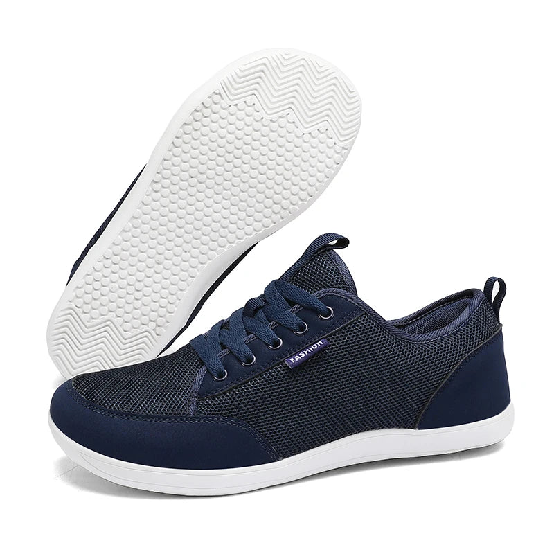 Outdoor Hiking Men's Shoes Fashionable Mesh Breathable Lightweight Sports Shoes Daily Casual Versatile Light Men's Walking Shoes - Clikcy