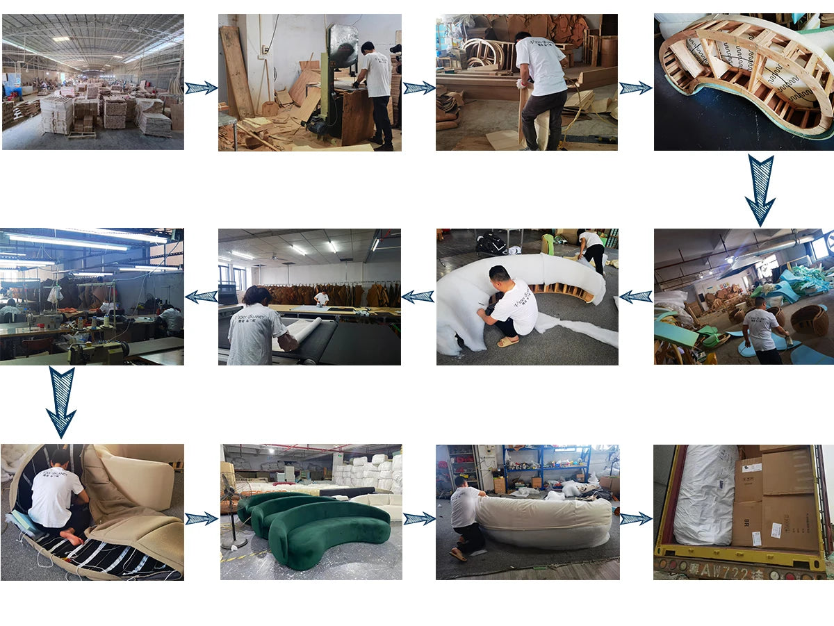 Modern Outdoor Rattan Garden Set, Aluminum Furniture - Clikcy