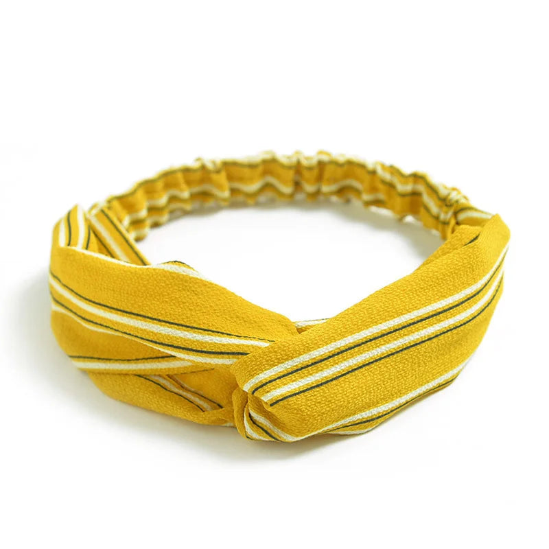 2024 Fashion Women Girls Bohemian Hair Bands Print Headbands Vintage Cross Turban Bandage Bandanas HairBands Hair Accessories