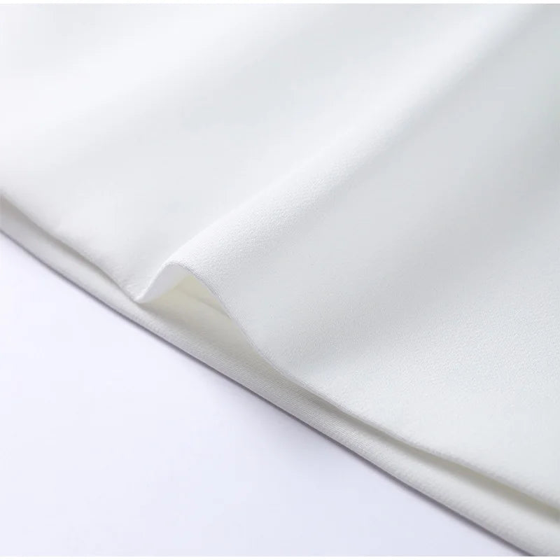 Urban Solid Blazer Skirt Set Women Slim O-neck Single Breasted Jacket Mini A-line Skirt 2025 Spring Elegant Lady Office Outfit - Clikcy