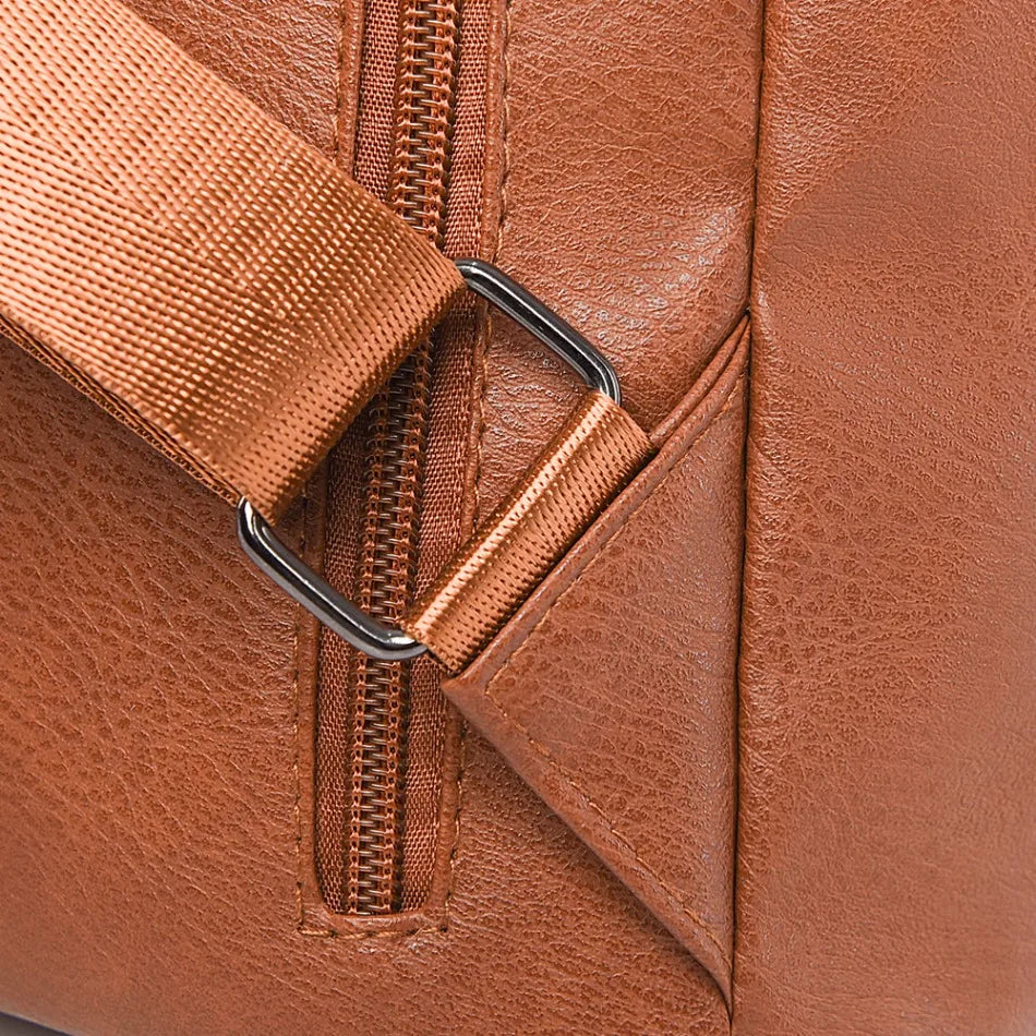 High-quality Leather Women Classic Back Pack 2025 Solid Color Luxury Travel Backpack Casual School Bags Girls Mochilas Feminina - Clikcy