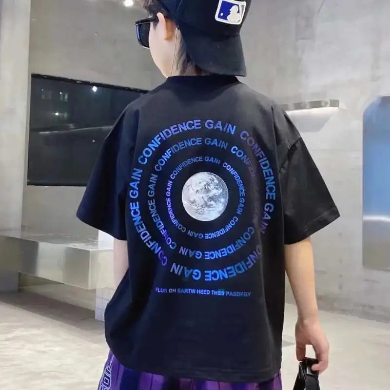 Children's T-shirts Boy T-shirt Baby Summer Clothes Infant Short Sleeve Tee Tops Kids Long Boys Boy's Top Clothing Toddler - Clikcy