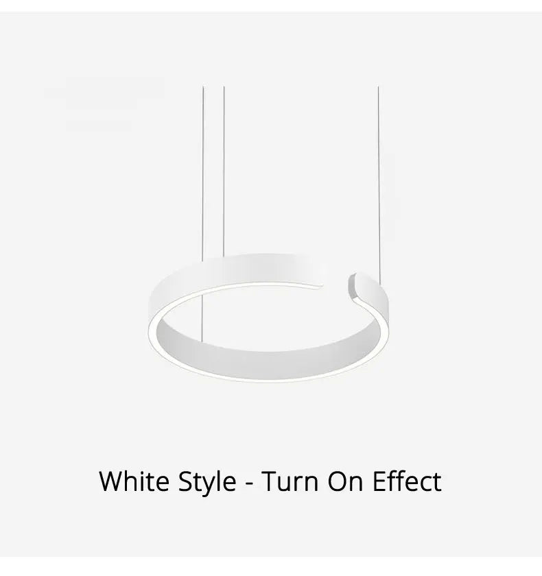 Minimalist restaurant lamp modern minimalist Nordic bar dining room dining table lamp designer C-word restaurant chandelier - Clikcy