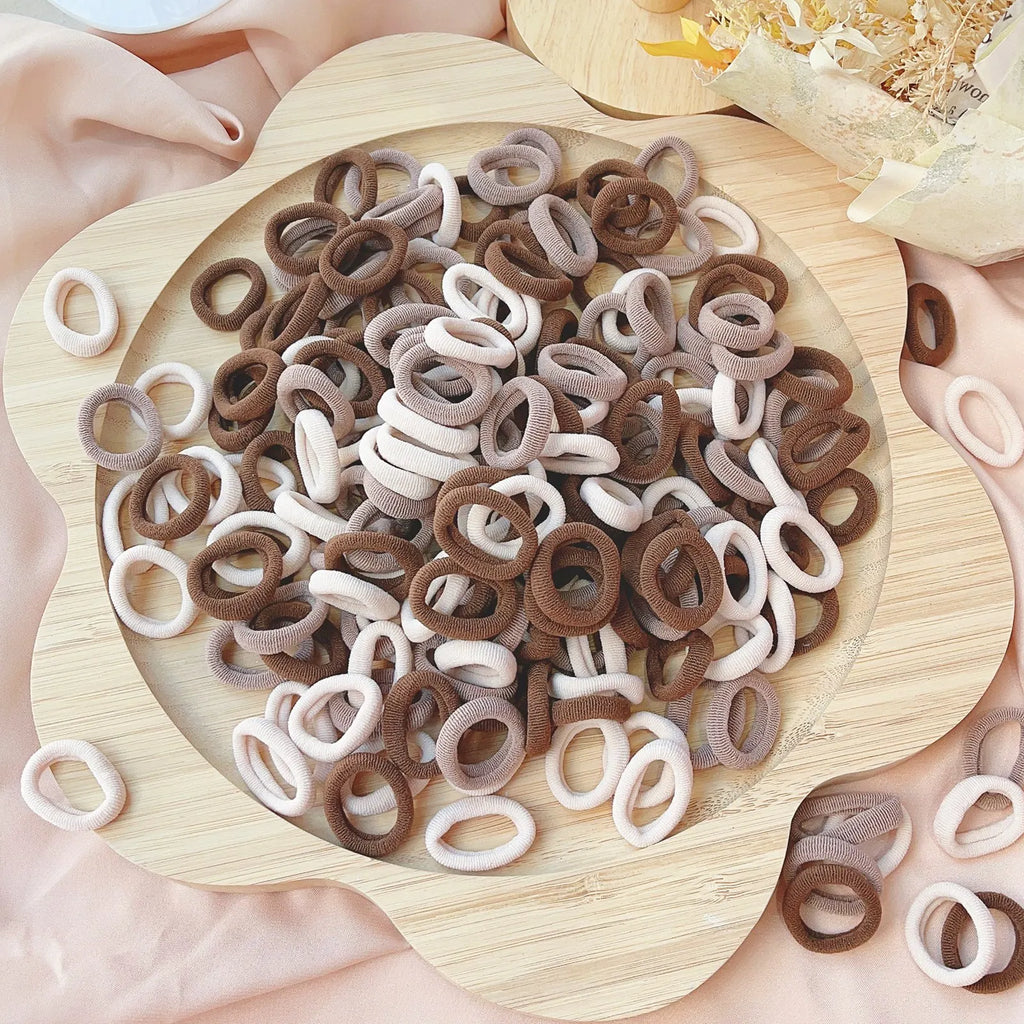 20/50pcs Kids Elastic Hair Bands Girls Sweets Scrunchie Rubber Band for Children Hair Ties Clips Headband Baby Hair Accessories - Clikcy