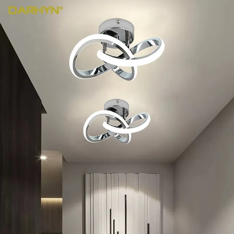 LED Strip Aisle Ceiling Lights Modern Minimalist Living Room Lamps For Balcony Entrance Staircase Home Decor Fixtures Led Luster - Clikcy