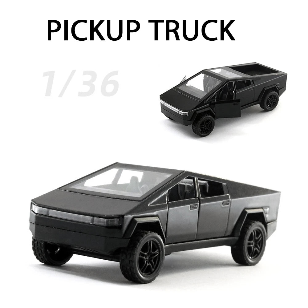 1:36 Collection Truck Alloy Simulation Toy Car Metal Model Diecasts Vehicles Pickup Car Decoration Kid Boys Toys Christmas Gifts - Clikcy