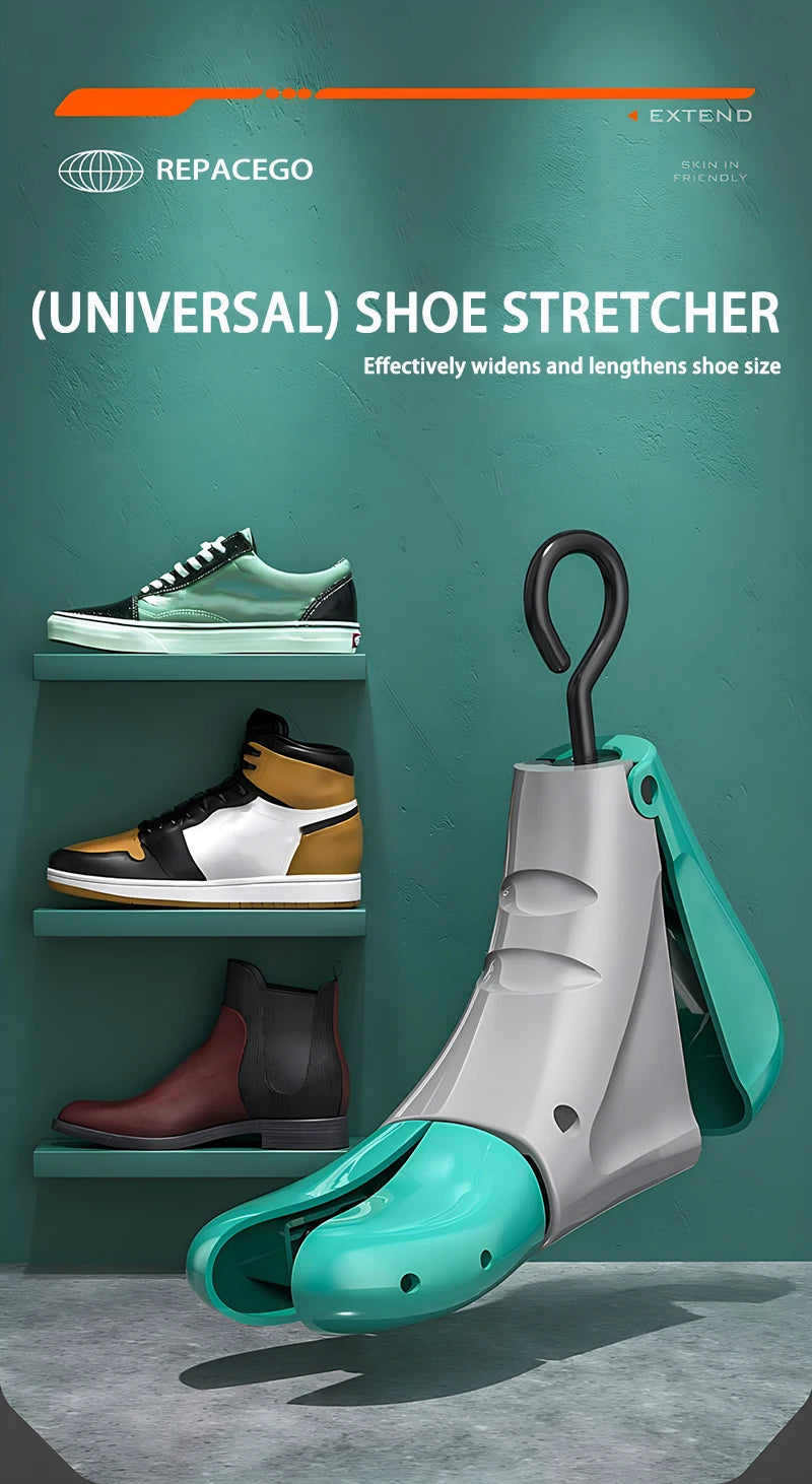 Repacego 2Pcs Shoe Stretcher Shoe Trees Universal Unisex Women Men Adjustable Length Width high top Expander Extender Keeper - Clikcy