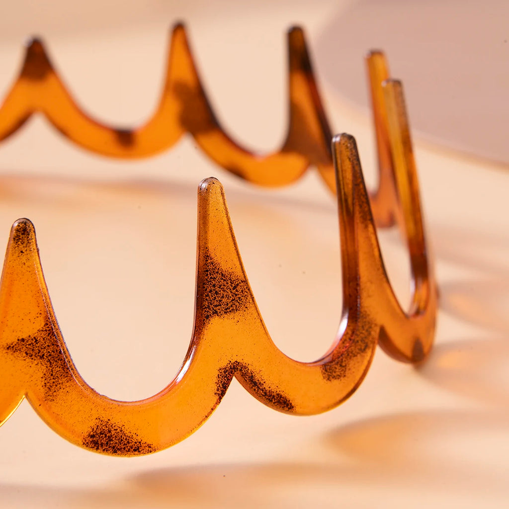 Korean Women Hair Comb Headband Plastic U Shape Hair Hoops Fixed Teeth Non-Slip Fluffy Top Hair Bands Headwear Hair Accessories - Clikcy