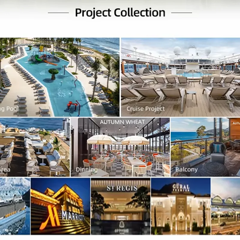 Picnic Beach Table 8pcs Set Hotel Pool Outdoor Furniture Chairs Table Umbrella - Clikcy