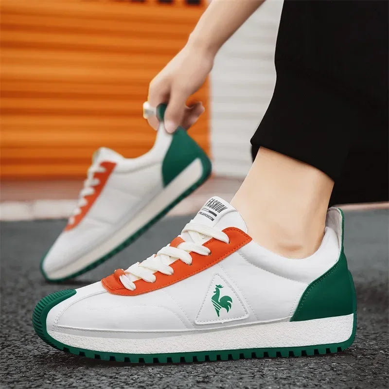 Official-website 2025 Men's Casual Sneakers Summer Comfortable Breathable Lace-up Running Shoes Men's Outdoor Soft-soled Shoes - Clikcy