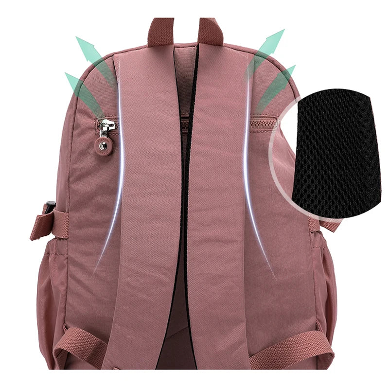 TEGAOTE Backpack for Women's Travel Bag Large Waterproof Mochila Feminina Pack Pack Bolsas School Bags for Kids Men Bagpack - Clikcy