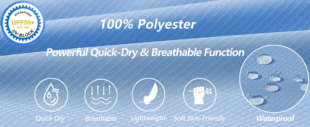 Men's UPF 50+ Casual Long Sleeve Fishing Shirts, Sun Protection Lightweight Breathable Button Down Fishing Shirt with Back Mesh - Clikcy