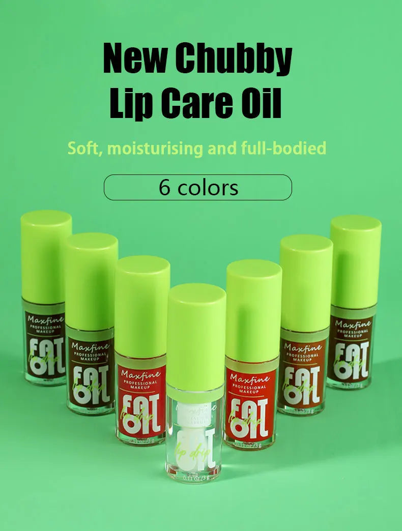 Lip Gloss Waterproof Long-term Moisturizing Non-stick Cup Non-fading Liquid Green Packaging Lip Gloss Cosmetics - Clikcy