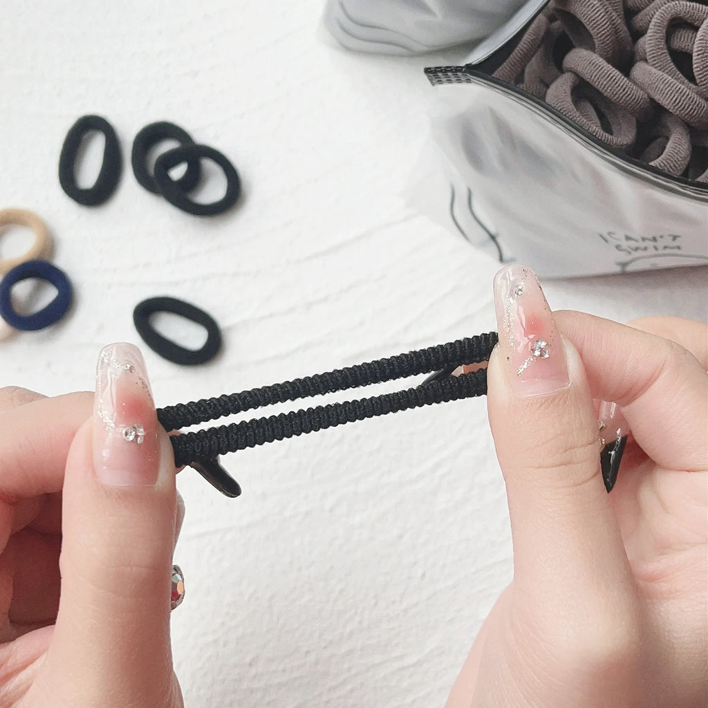 20/50pcs Kids Elastic Hair Bands Girls Sweets Scrunchie Rubber Band for Children Hair Ties Clips Headband Baby Hair Accessories - Clikcy