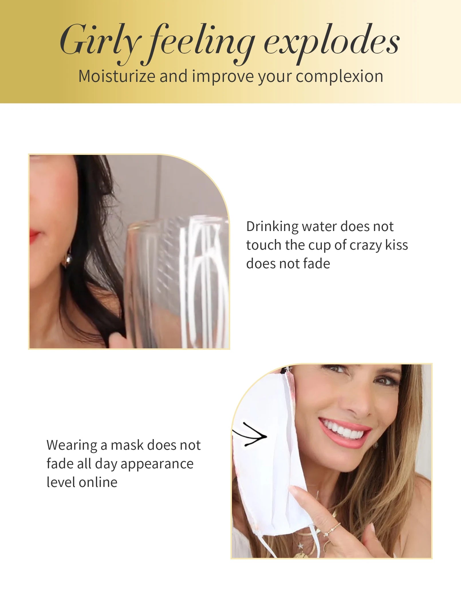 1PC Color Changing Lipstick Long Lasting  Jelly Lipsticks Lip Balm Moisturizing Makeup Lip Plumper Lip Tint Cosmetics For Women - Clikcy