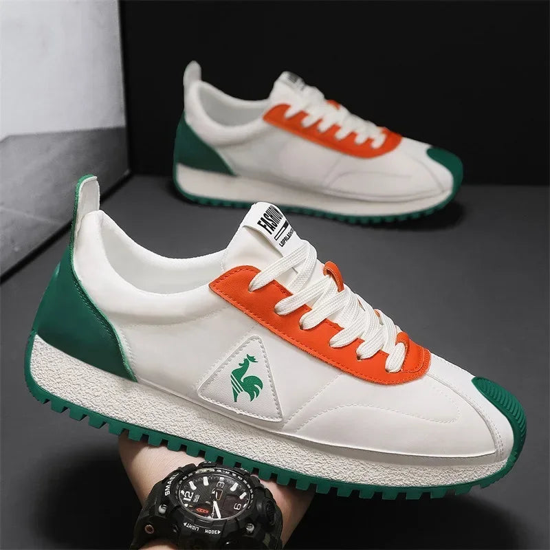 Official-website 2025 Men's Casual Sneakers Summer Comfortable Breathable Lace-up Running Shoes Men's Outdoor Soft-soled Shoes - Clikcy