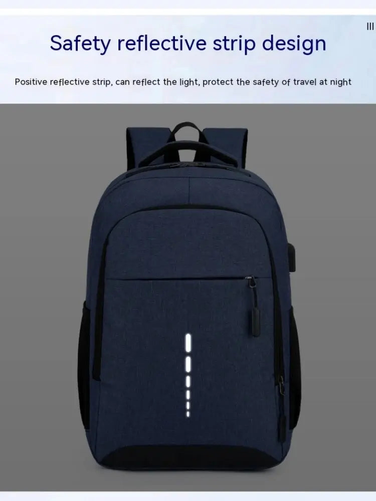 Mens BackPack LargeCapacity Simple Fashion Travel Female Student ComputerBag - Clikcy