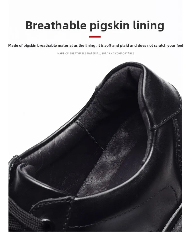 XIMO BULL Autumn Men's Casual Leather Shoes, Quality Men's Casual Sports Shoes, Business Outdoor Shoes, Men's Driving Work Shoes