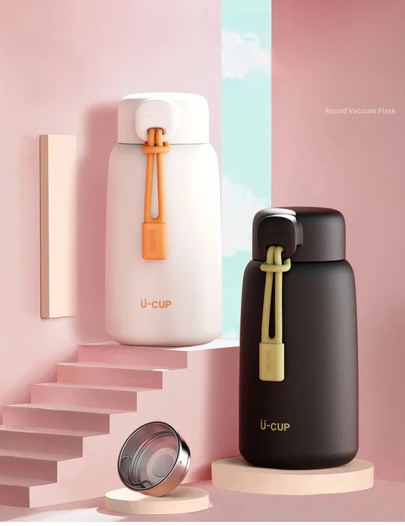 304 stainless steel insulated water bottle, belly coffee cup, portable insulated water bottle, cup, travel cup - Clikcy