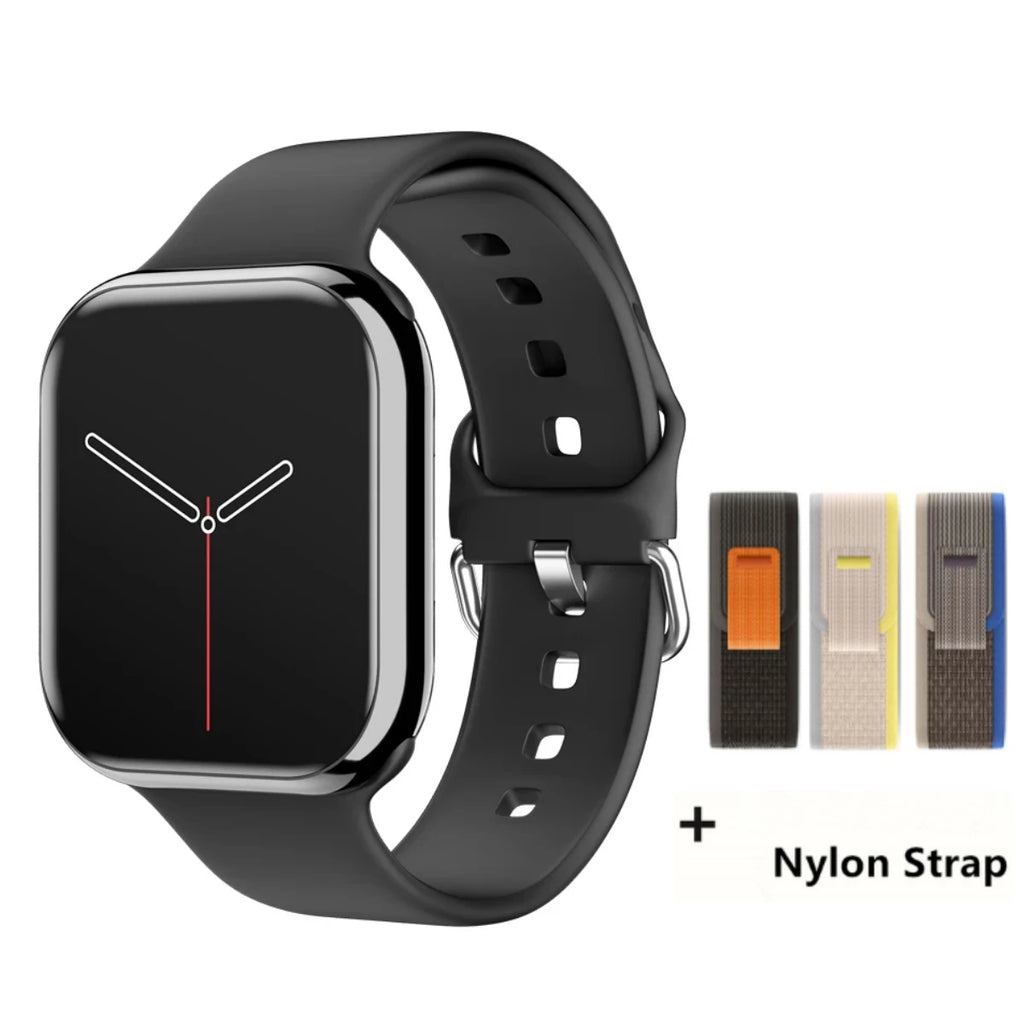 2025 Watch 9 Smart Watch Men Body Temperature BT Call NFC Always on Display GPS Sport Watches Women Smartwatch For Apple Android